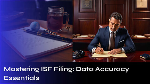 Title: Smooth Sailing: Mastering ISF Filing for Import Success