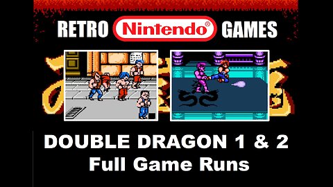 Double Dragon 1 & 2 Full Game Runs: Team up with Billy Lee, Jimmy Lee, & BrightGaming to save Marion