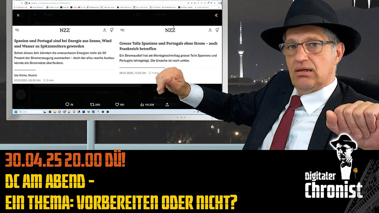 Aufzeichnung vom 30.04.25 DC am Abend - Ein Thema: Vorbereiten oder nicht?