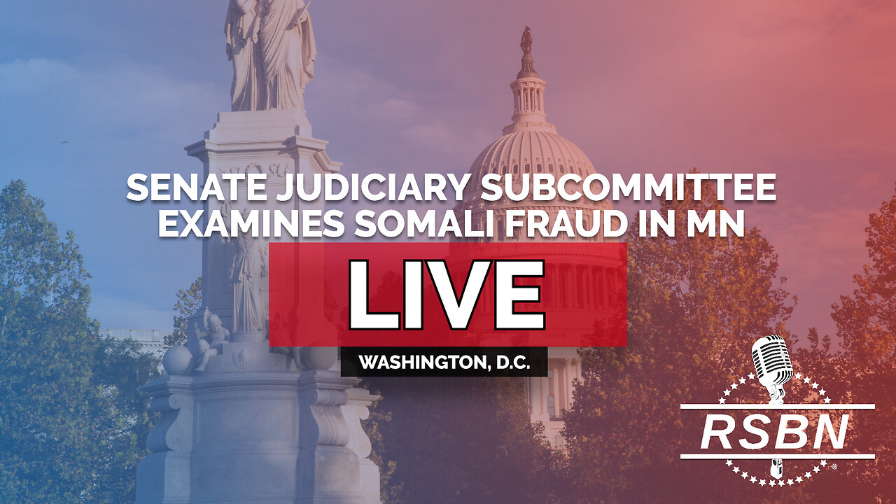 LIVE REPLAY: Senate Judiciary Subcommittee Examines Somali Fraud in Minnesota - 02/10/26