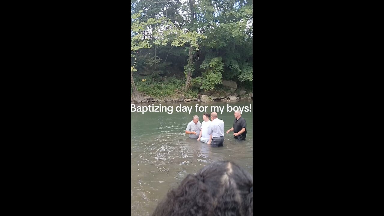 Baptizing day for my boys!!