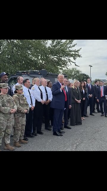 TRUMP❤️🇺🇸🥇🪽🕺🎊HOLDS REMARKS🤍🇺🇸🏅🪽👮‍♂️🚨🚔PATROLS WASHINGTON D.C STREETS💙🇺🇸🏅🪽🚏🏛️🧑‍🚀⭐️