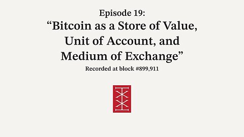 The Reorg | Episode 19 – Bitcoin as a Store of Value, Unit of Account, and Medium of Exchange