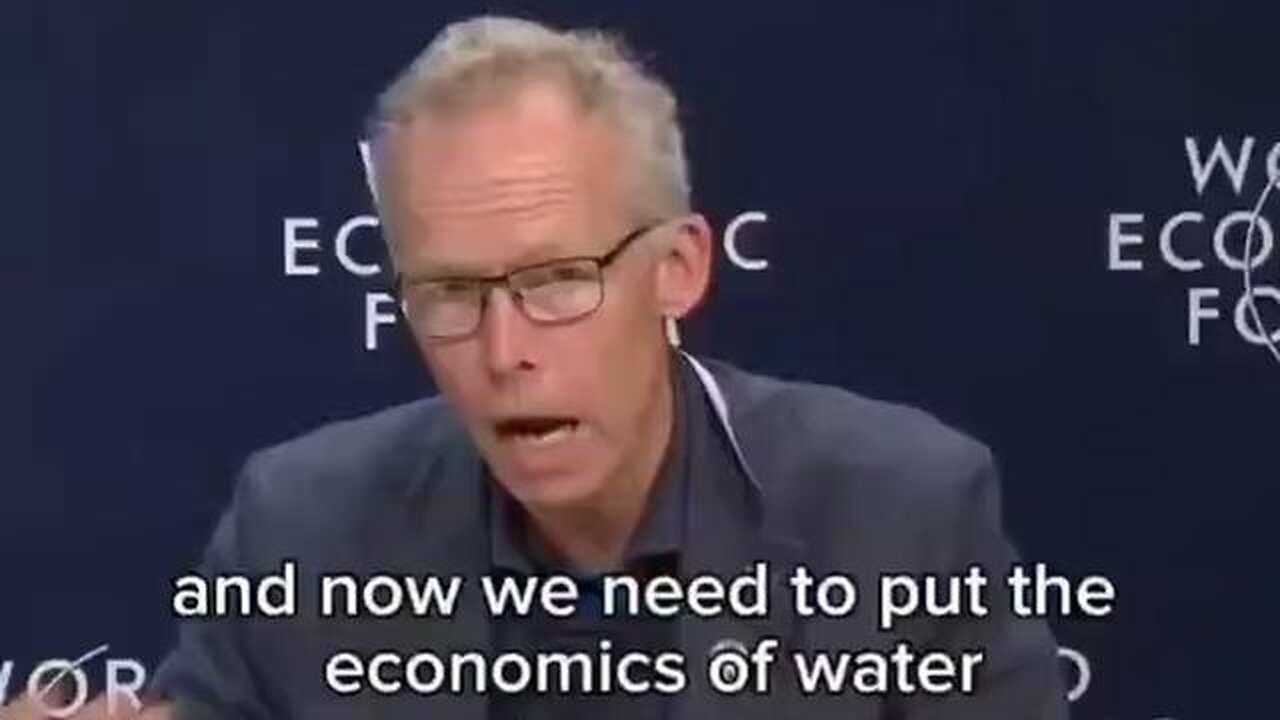 The WEF wants to control our water