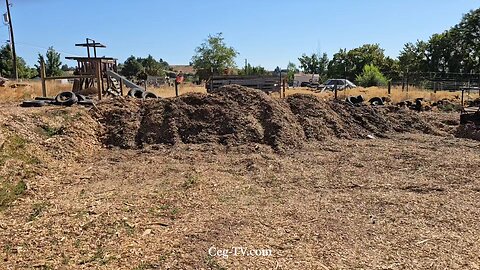 Graham Family Farm NW: Moving Uribe's Tree Service Wood Chips - September 15 2025