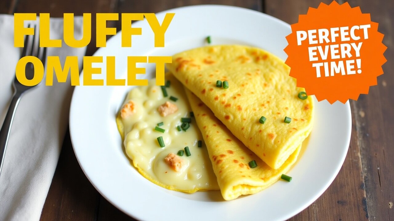 Fluffy Omelet Recipe | Light, Airy & Perfect Every Time