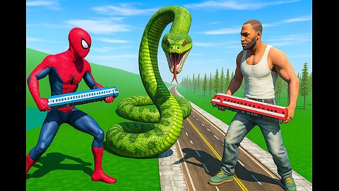 Tiny Colorful Train Eater VS Tiny Colorful Train – INDIAN BIKES DRIVING 3D GAME GTA 6