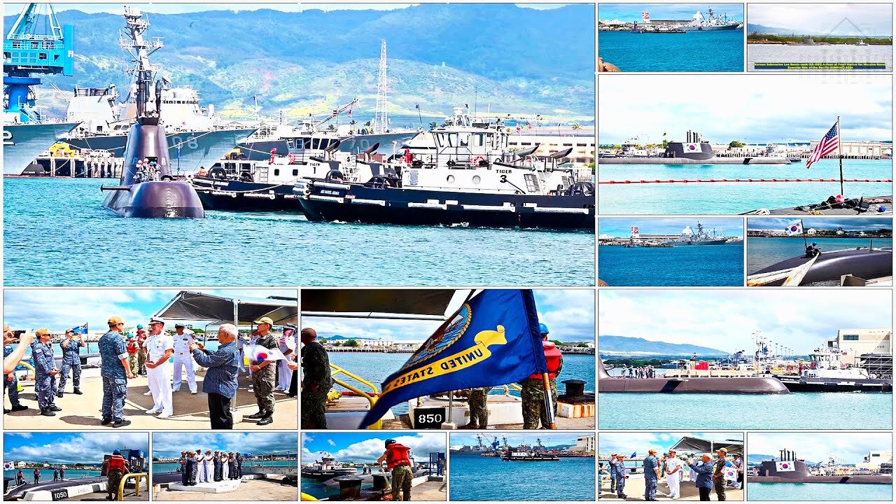 RIMPAC 24: Korean Submarine Surprises Pearl Harbor for Massive Naval Exercise