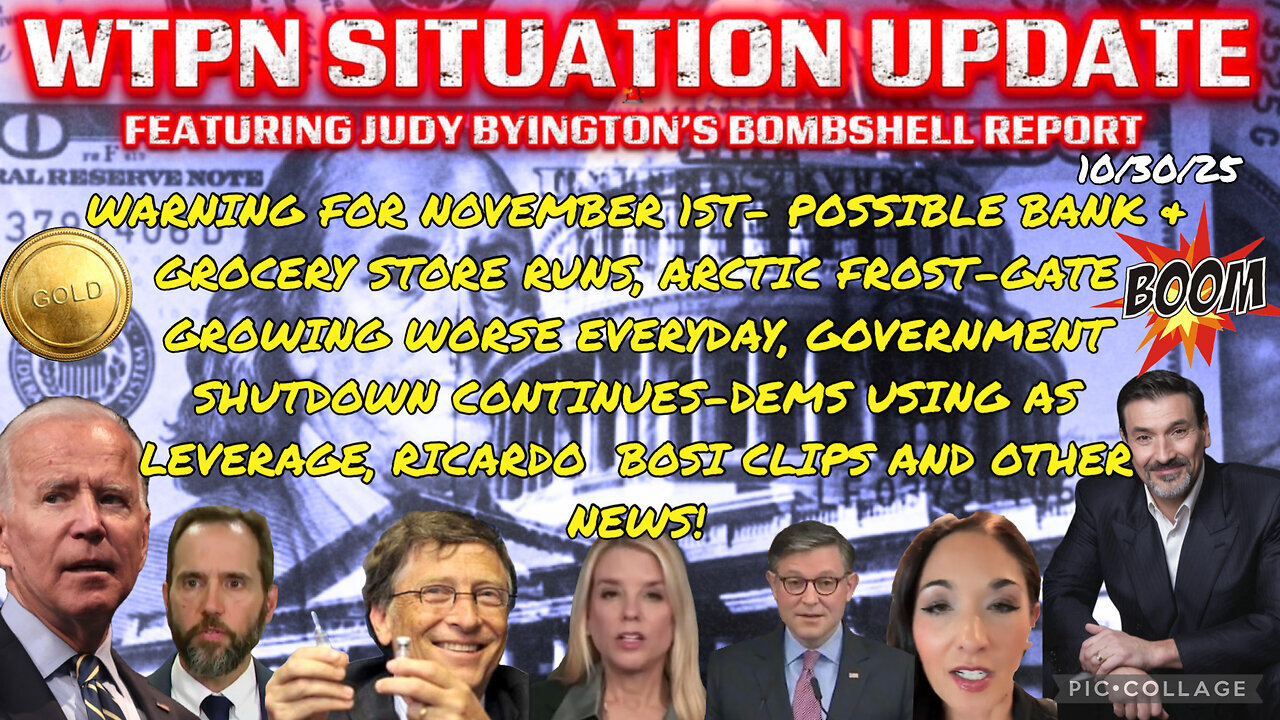 WTPN ~ Judy Byington ~ Situation Update ~ 10-30-25 ~ Trump Return ~ Restored Republic via a GCR