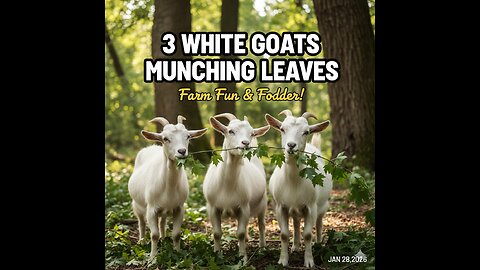 The Most Satisfying Goat Feeding Video You'll See Today