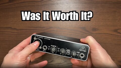 Behringer U-Phoria UMC22 USB Audio Interface Review
