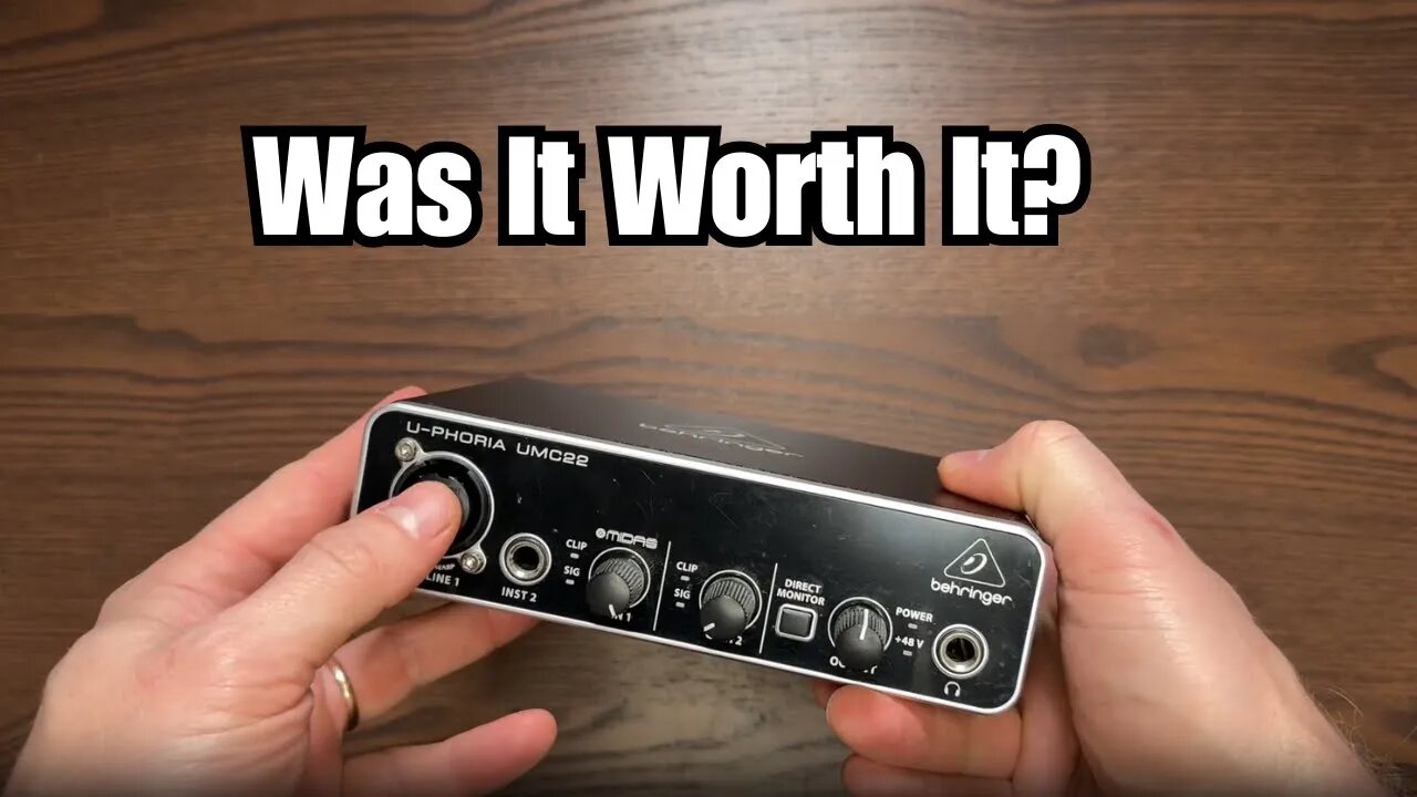 Behringer U-Phoria UMC22 USB Audio Interface Review