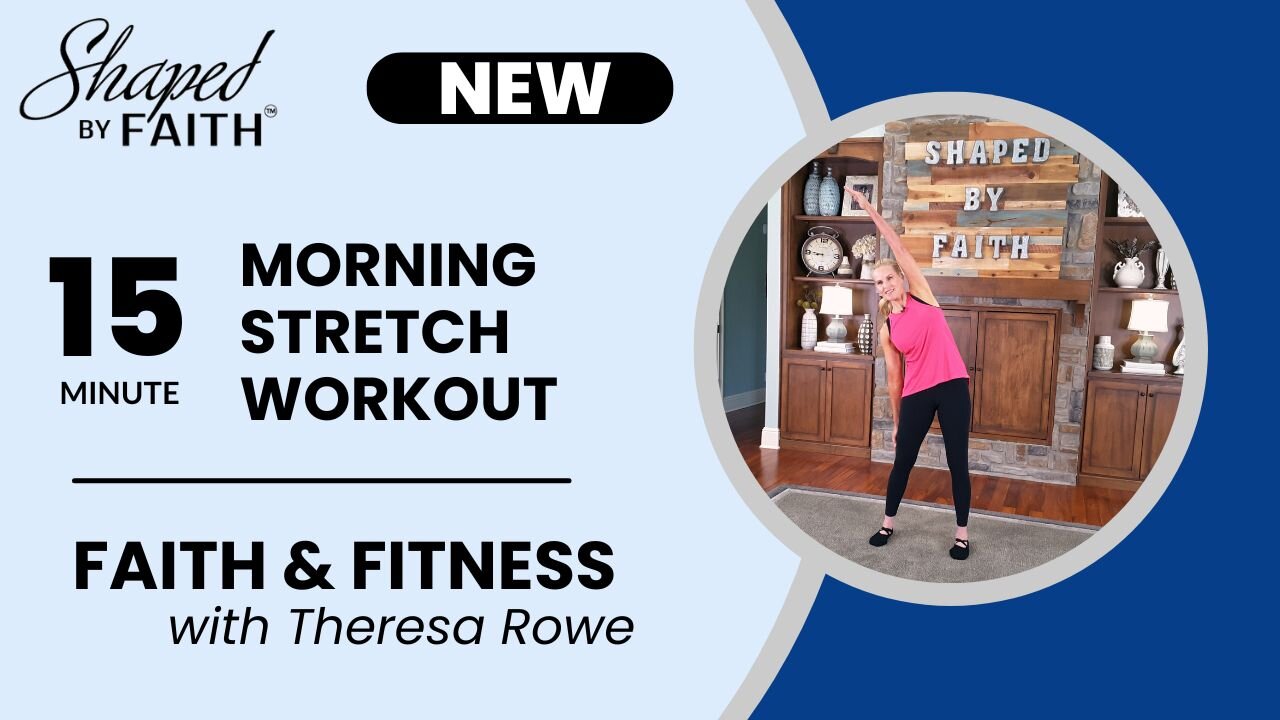 Pilates Stretching Exercises for Full Body Strength Shaped by Faith Christian Fitness 15 MIN Workout