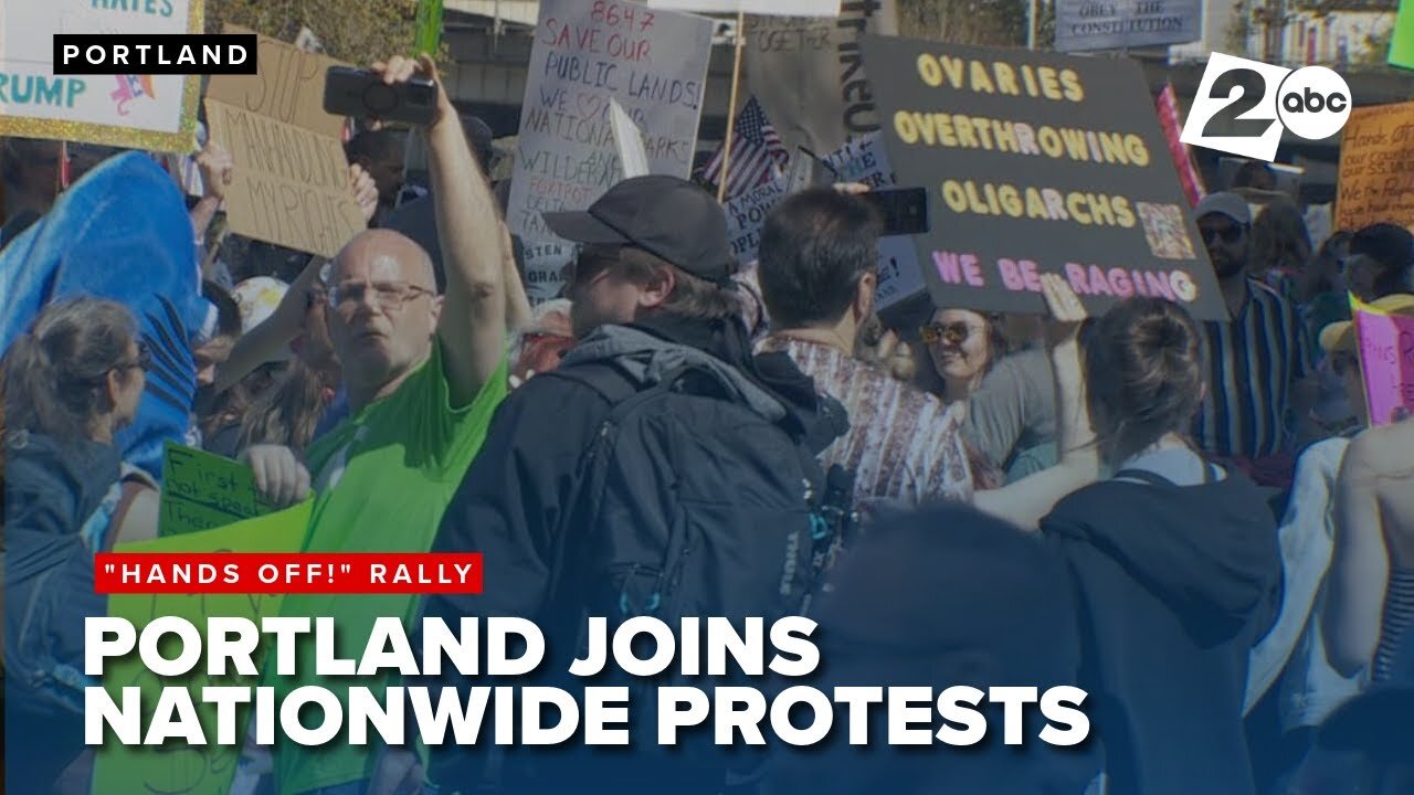 Portlanders come out for largest protests since last Trump administration