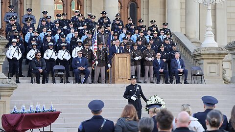 Law Enforcement Officers Candlelight Memorial Service at Michigan State Capitol