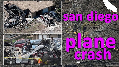 A small plane crashed into a San Diego neighborhood, killing multiple people