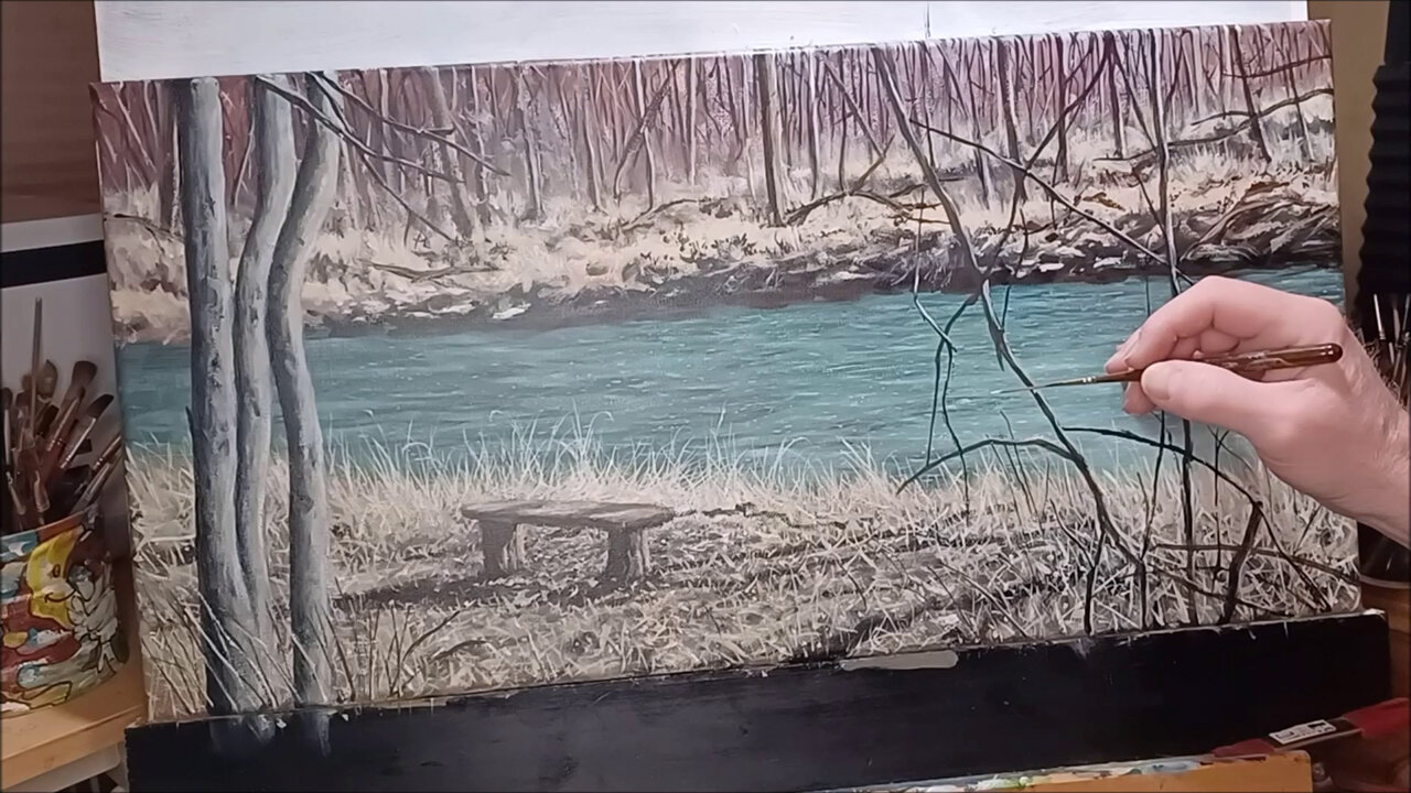 Painting Timelapse: "There's A Place" by Mark J. Allen
