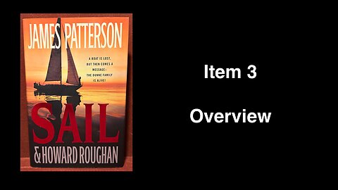 Item 3: Sail 1st Edition Hardcover with Dust Jacket 2008