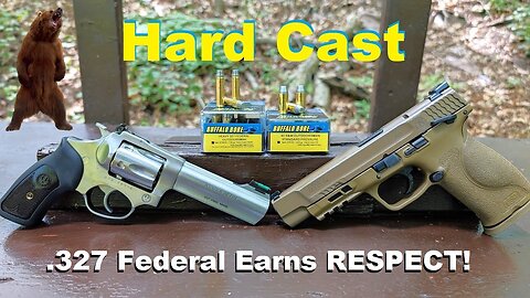 🐻 Hard Cast Dangerous Animal Loads - Can .327 Federal Keep up with .40 S&W? Buffalo Bore Outdoorsman