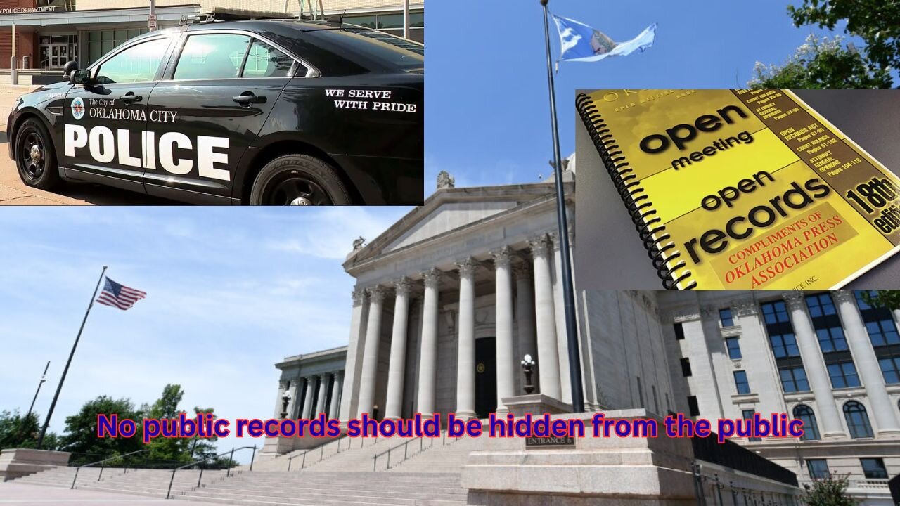 The press is pushing back to Oklahoma police departments being able to hide records