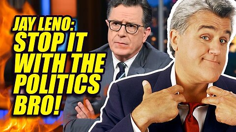 Jay Leno vs. Colbert: Late Night TV Hosts Should AVOID Partisan Politics!