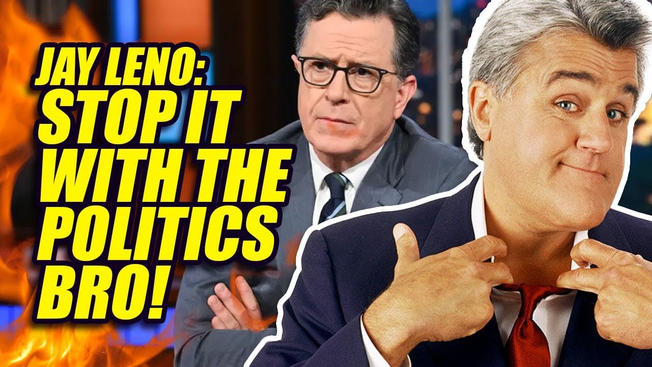 Jay Leno vs. Colbert: Late Night TV Hosts Should AVOID Partisan Politics!