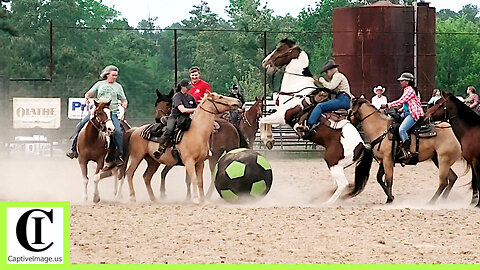Mounted Soccer 5th Match ⚽️ The 1836 Chuckwagon Races 2022