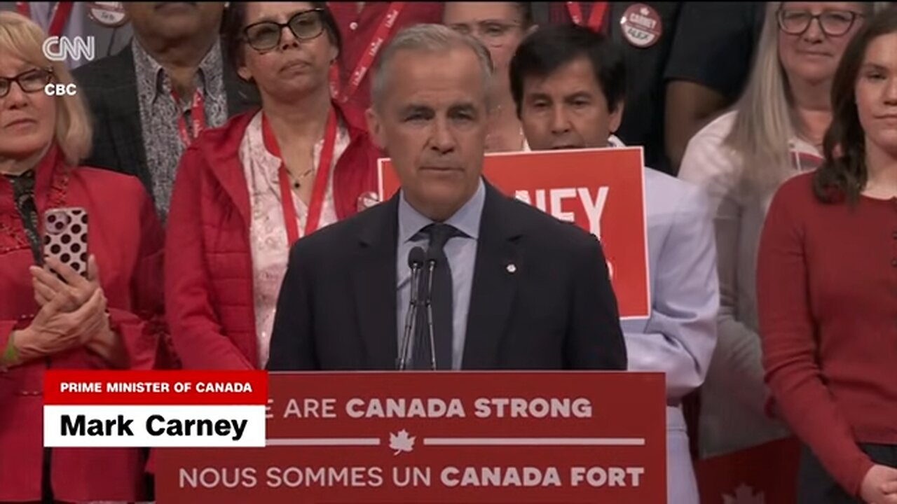 Hear Mark Carney’s message to Trump after stunning election win