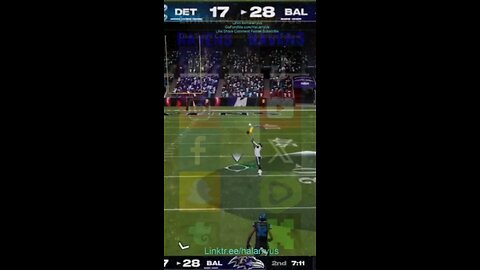 Pick Score BAL 34 vs DET 17 #AllMadden #Madden25 #NFLmadden #madden