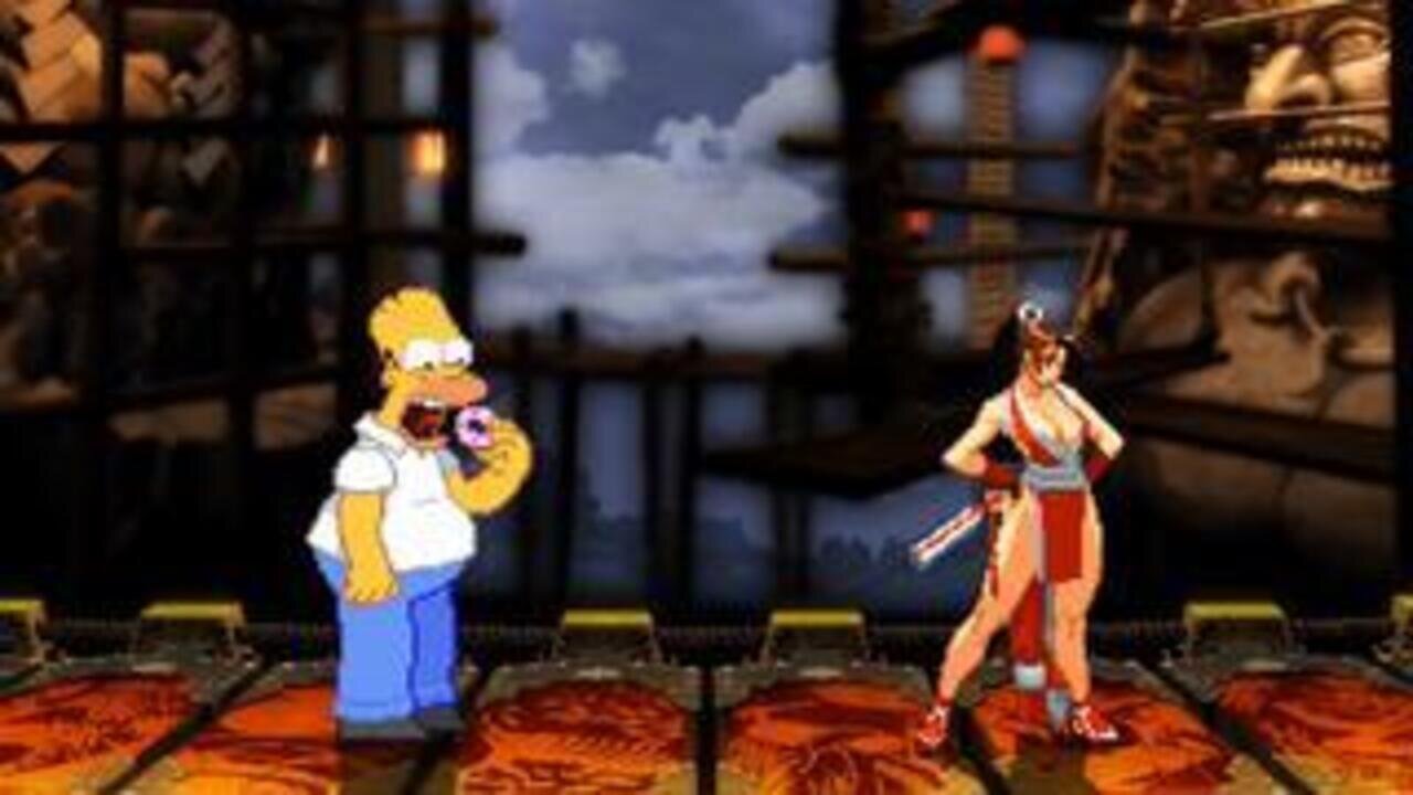 HOMER SIMPSONS vs MAI SHIRANUI - (Hardest AI)