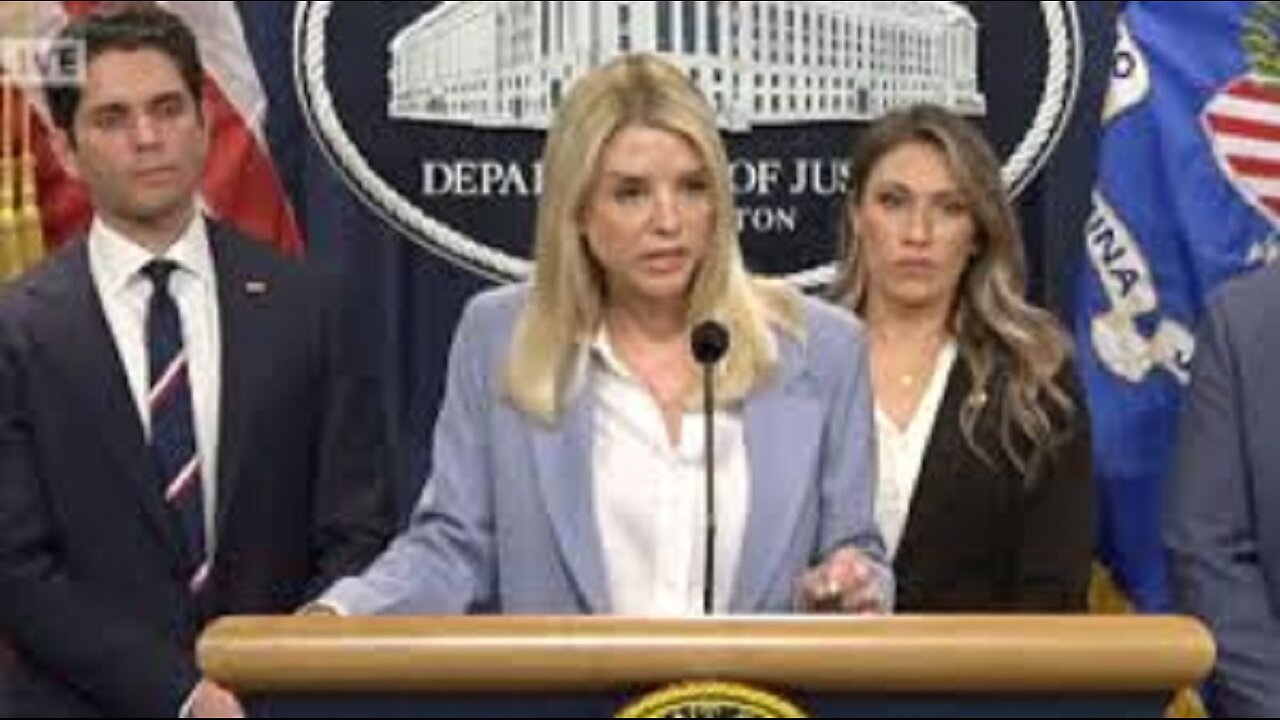 Pam Bondi Announces ‘Largest Seizure’ of Drugs in US History