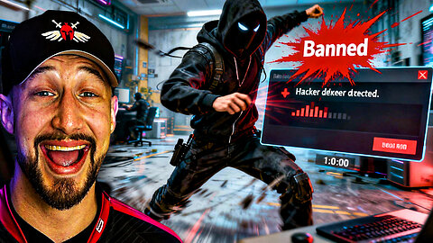 Hacker BANNED LIVE in streamer match