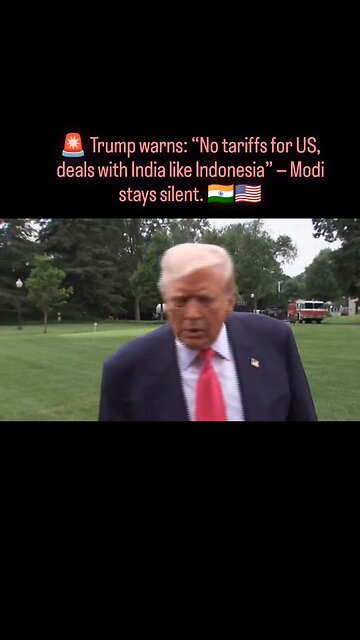 BREAKING NEWS 🚨 Modi's friend Donald Trump is showing no mercy on India