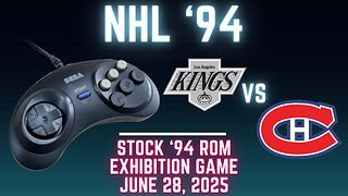 NHL '94: Kings (Len the Lengend) at Canadiens (Gambi) {Genesis} - Exhibition 154