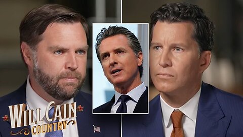 JD Vance takes aim at Newsom in EXCLUSIVE interview: 'Cheap imitation Trump'