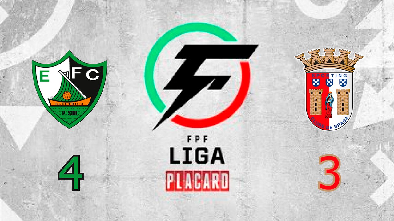 Elétrico (4) X (3) SC Braga - 19º Jornada da Liga Placard 2024/25 #ligaplacard #futsal.