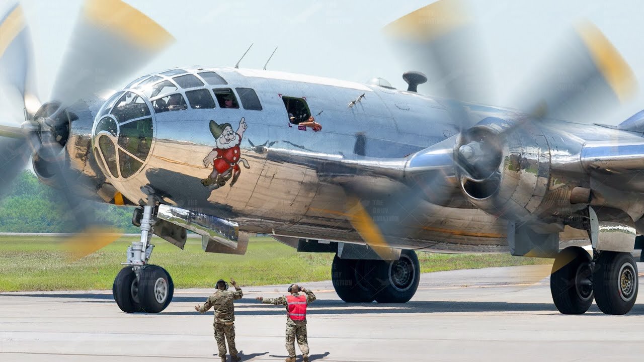 US Pilots Starting World’s Most Feared WW2 Bomber