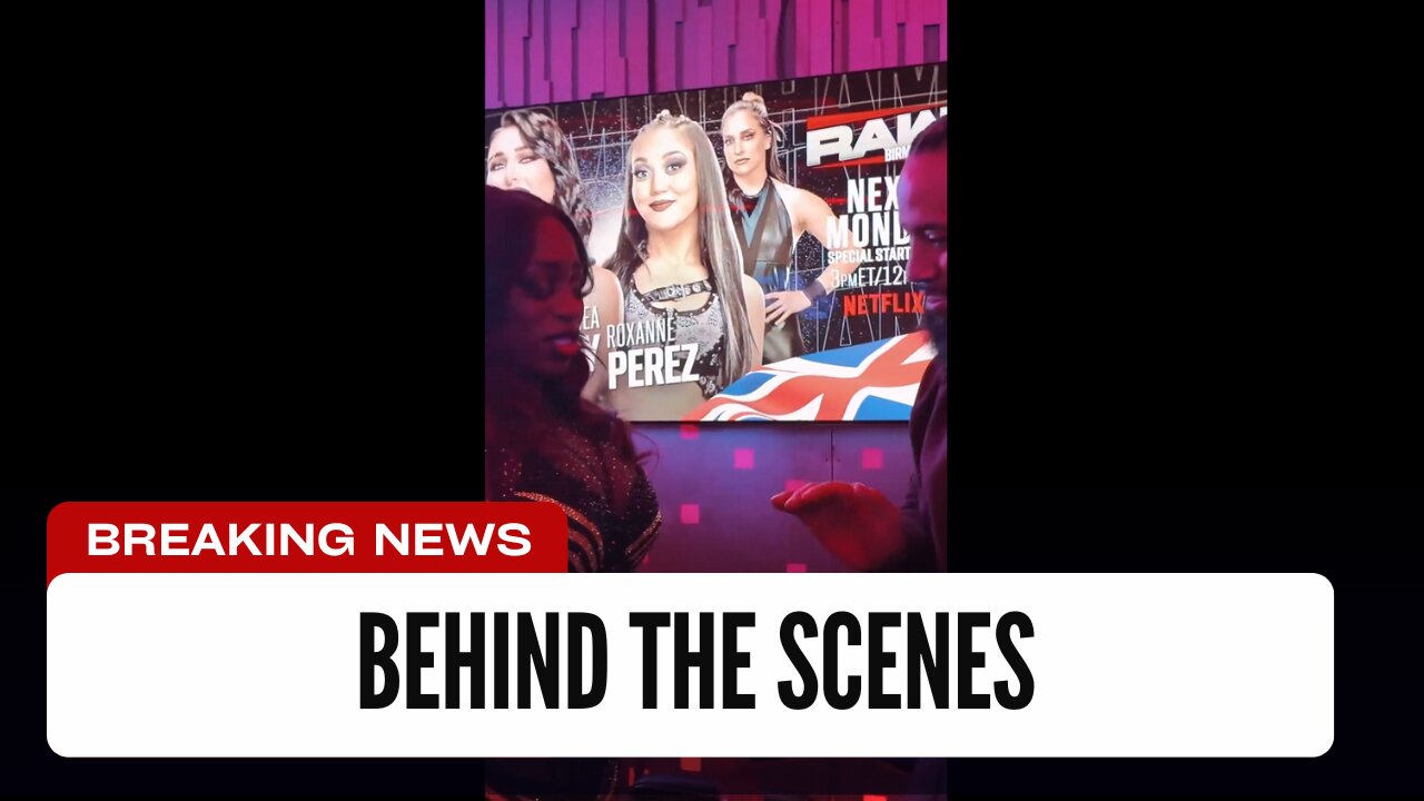 Behind The Scenes After Naomi Segment