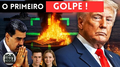 TRUMP ATACA: Maduro em ALERTA após primeiro GOLPE na VENEZUELA | @Hoje, Aqui e Agora