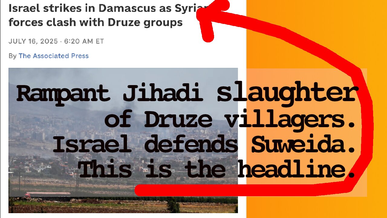 What’s Going On in Syria - the Massacre at Suweida