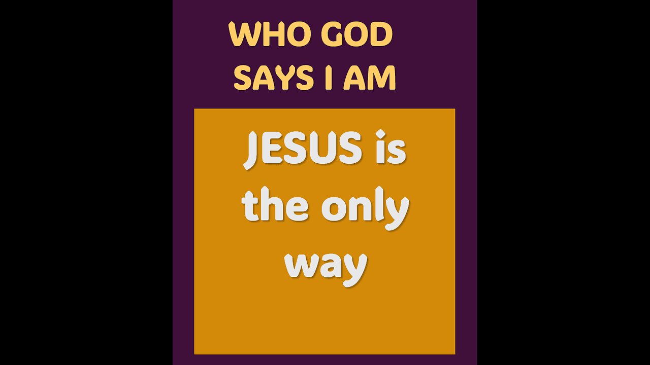 JESUS IS THE ONLY WAY #wordofgod #salvation #saved #eternallife