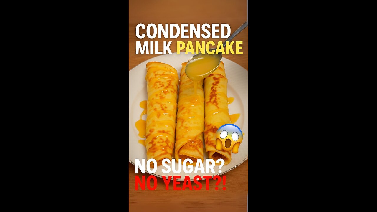 The Pancake They Don’t Want You to Know About 🥞 No Sugar, No Yeast… Just Condensed Milk Magic!