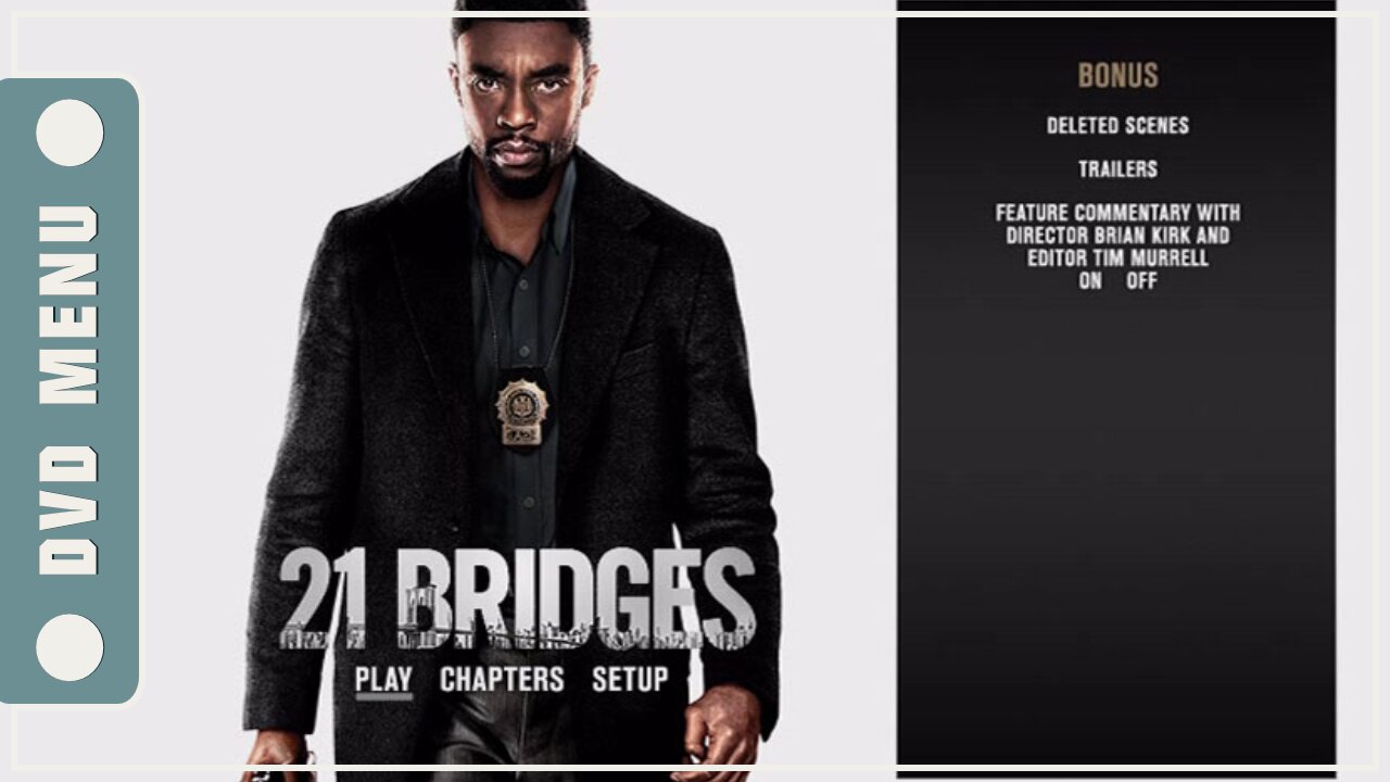 21 Bridges - DVD Menu