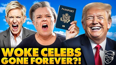 TRUMP CURSE: Rosie & Ellen MISERABLE After Fleeing U.S., Post Sobbing, TEAR FILLED Videos Online!!