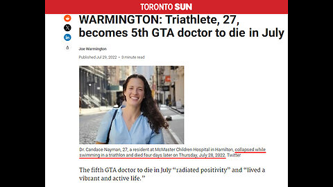 5 Young GTA Doctors Die in Under 2 Weeks!