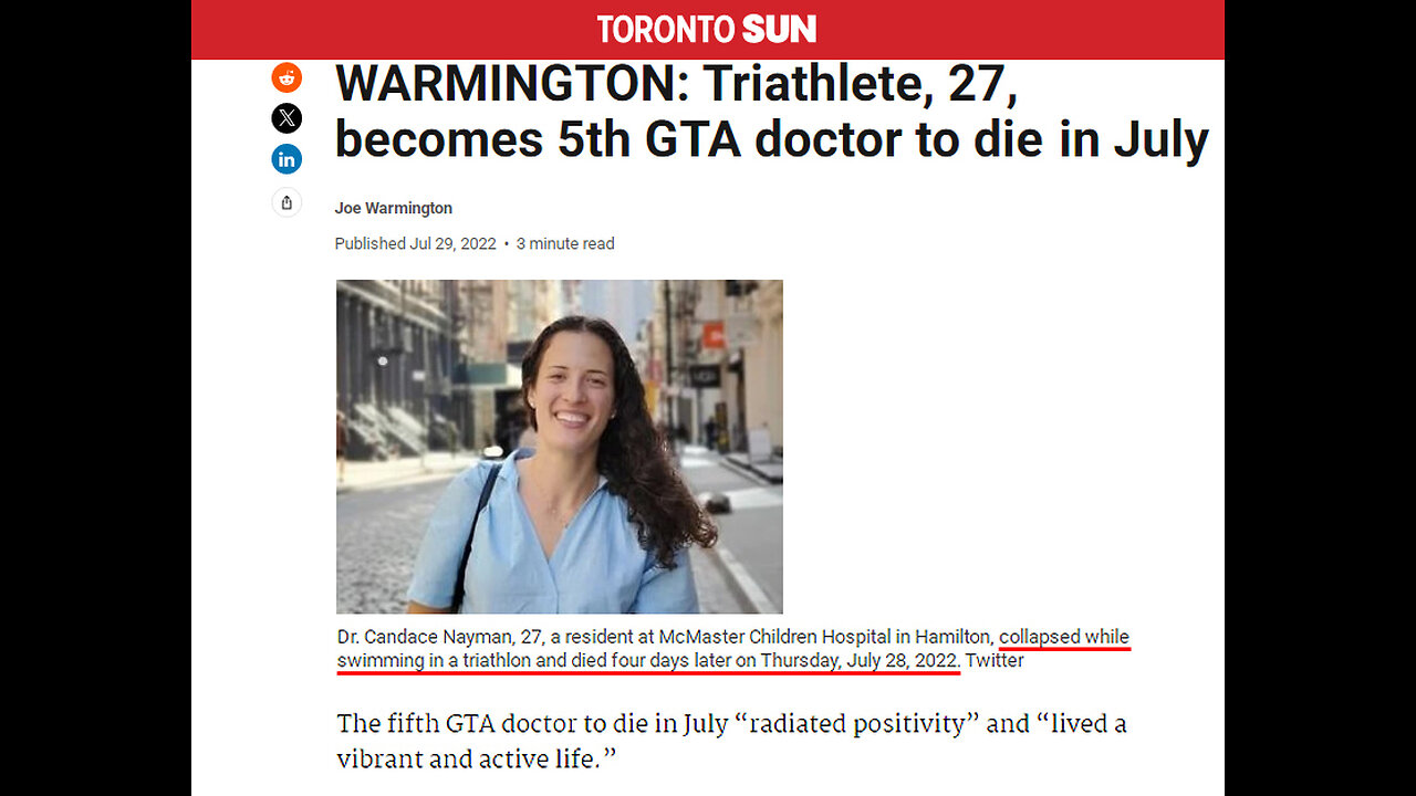 5 Young GTA Doctors Die in Under 2 Weeks!