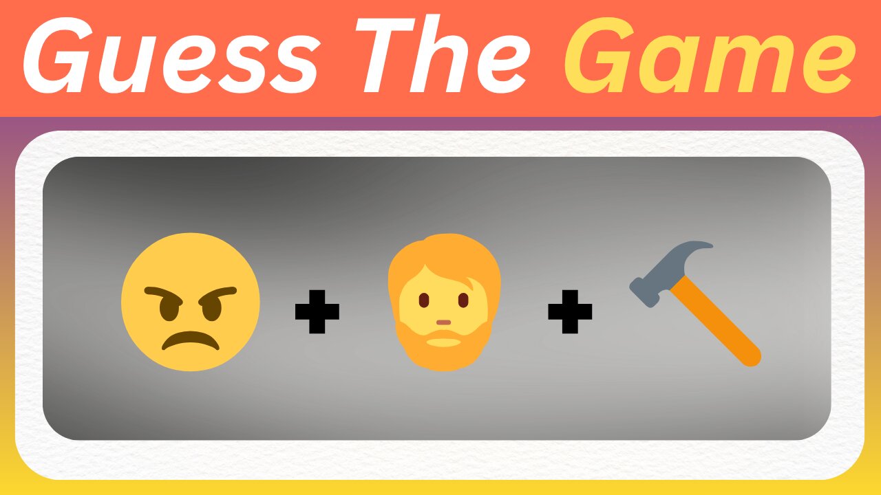 Emoji Challenge | Guess the Game!🎮