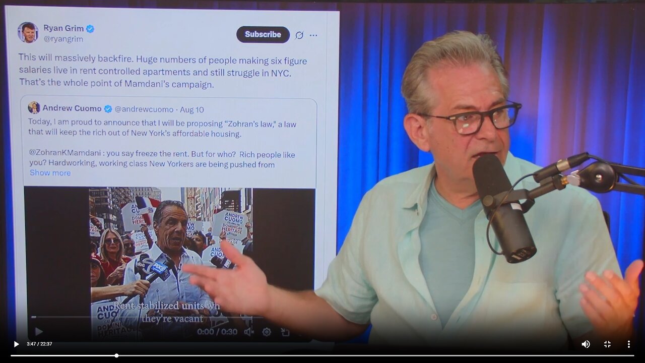 Andrew Cuomo creates Zohran's Law that aimsto keep rich out of NY affordable housing▮The Jimmy Dore Show