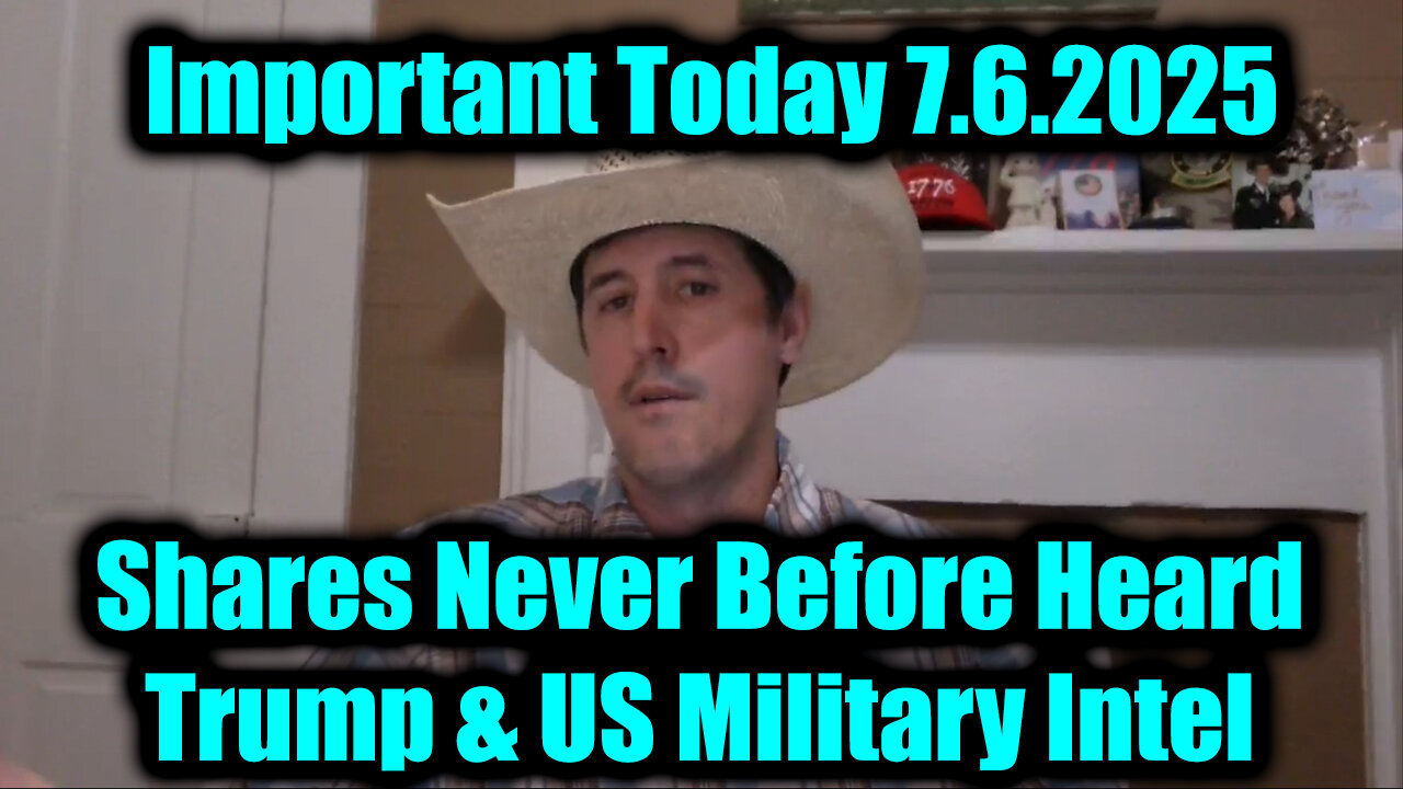 Derek Johnson Important Today 7.6.25 - Shares Never Before Heard Trump & US Military Intel!