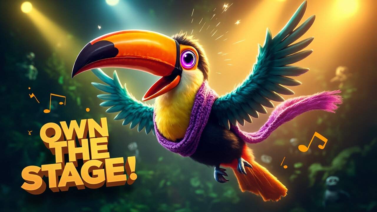 Toucan Owns the Stage 🎤 | Confidence Song for Kids